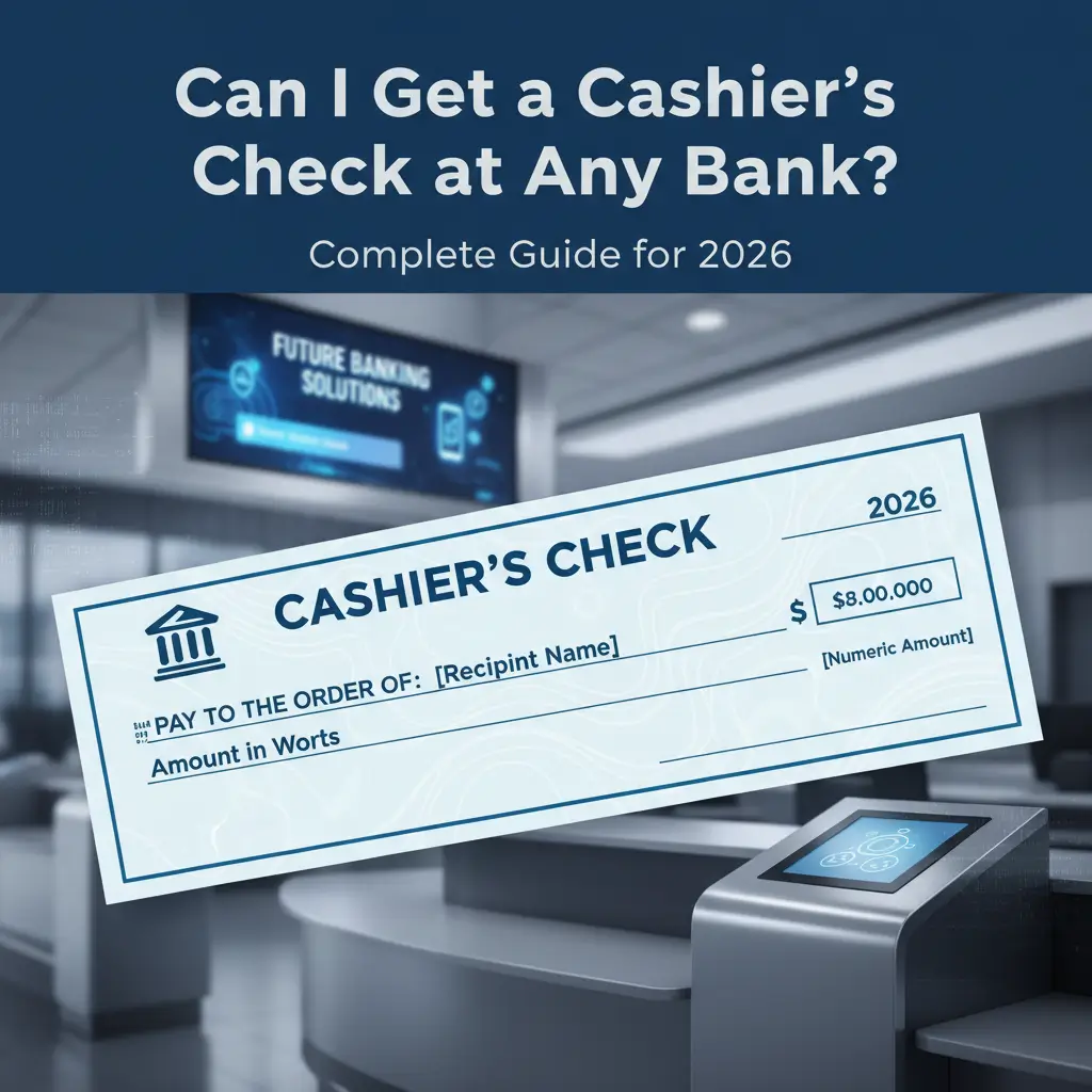 Can I Get a Cashier’s Check at Any Bank